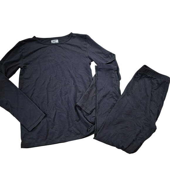 32 Degrees Other - 32 Degrees Heat Kids Thermal Base Layer Set Black Long Sleeve Top Legging Medium